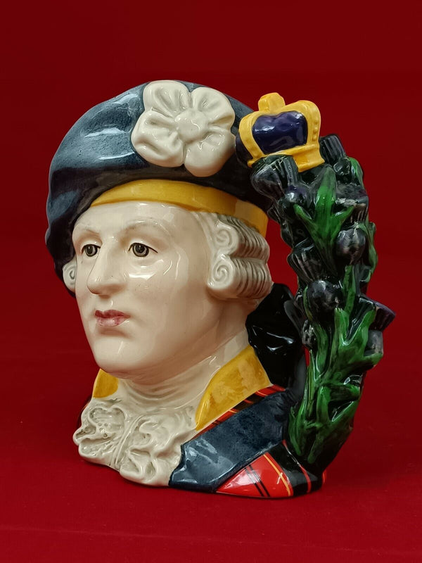 Royal Doulton Bonnie Prince Charlie - Large Character Jug - D6858