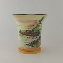 Royal Doulton Captain Smollett Treasure Island Vase - 7826 RD