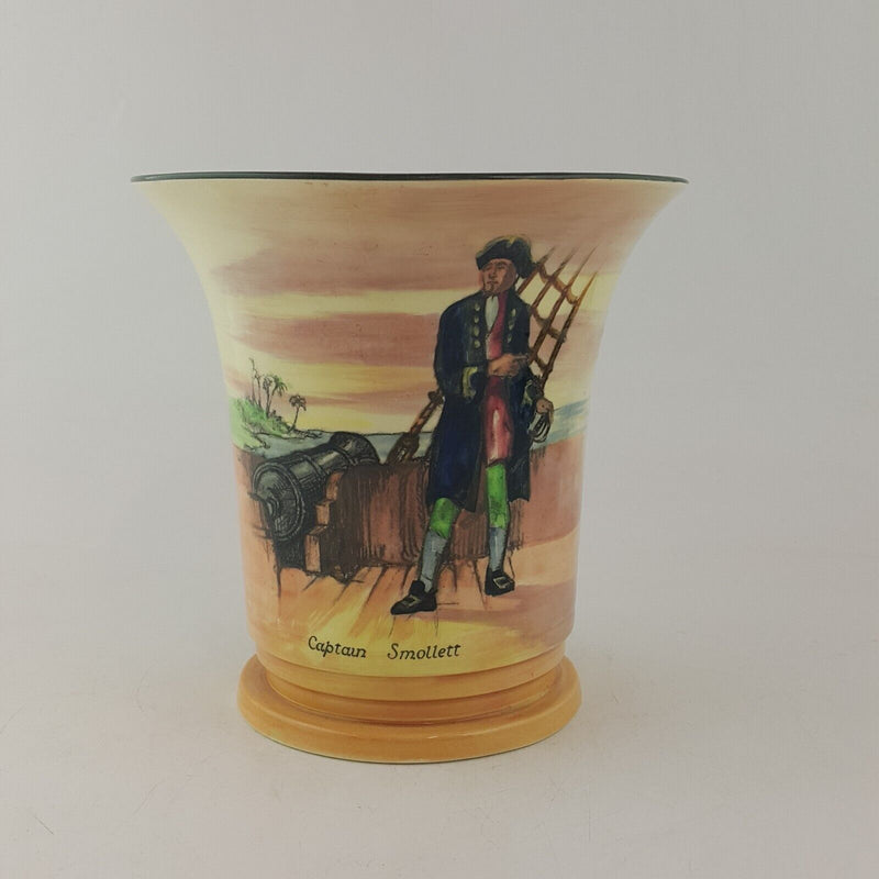 Royal Doulton Captain Smollett Treasure Island Vase - 7826 RD