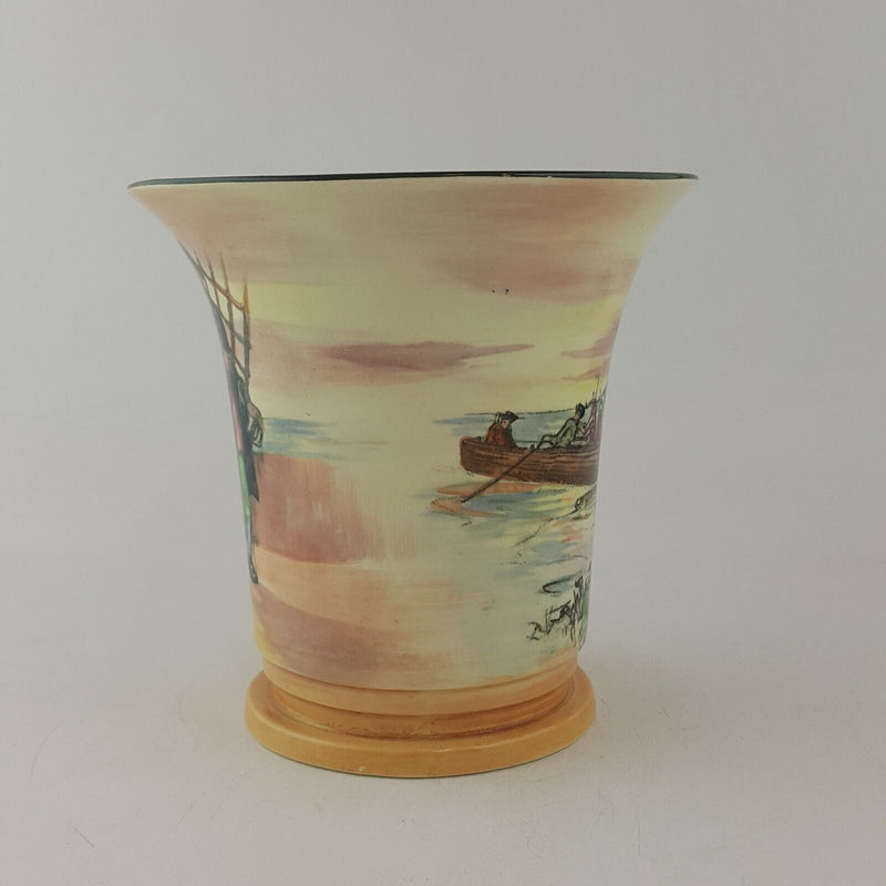 Royal Doulton Captain Smollett Treasure Island Vase - 7826 RD