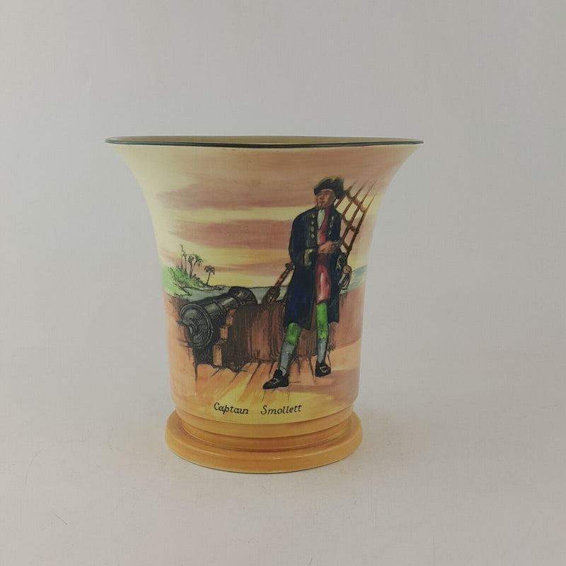 Royal Doulton Captain Smollett Treasure Island Vase - 7826 RD