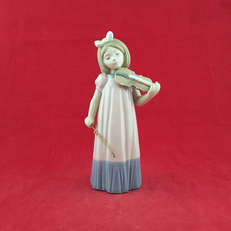 Lladro Nao - Girl With Violin 1034 - L/N 1431