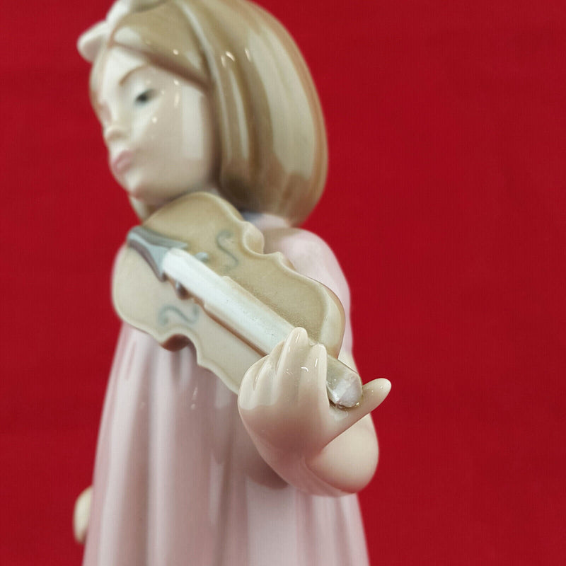 Lladro Nao - Girl With Violin 1034 - L/N 1431