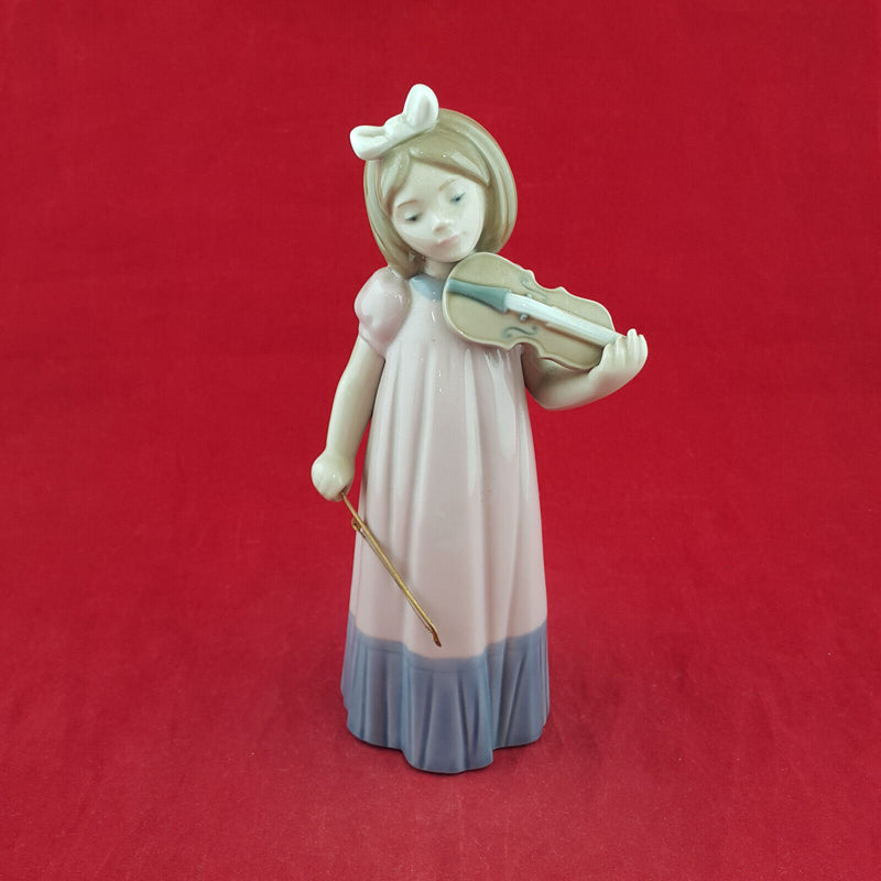 Lladro Nao - Girl With Violin 1034 - L/N 1431