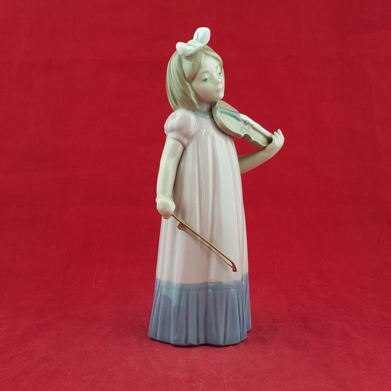 Lladro Nao - Girl With Violin 1034 - L/N 1431