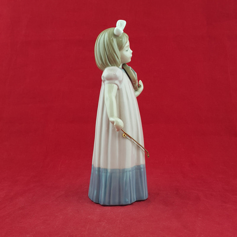 Lladro Nao - Girl With Violin 1034 - L/N 1431