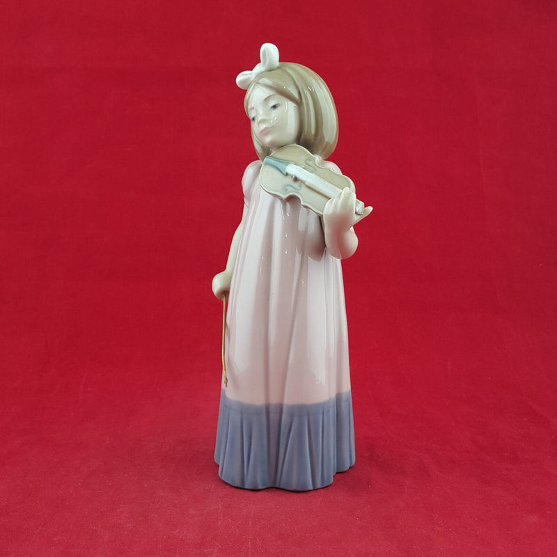 Lladro Nao - Girl With Violin 1034 - L/N 1431