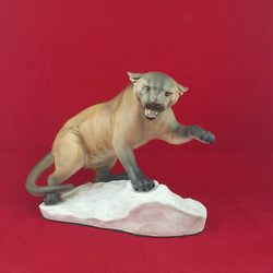 Beswick Figurine 1702 - Puma on Rock - BSK 5672