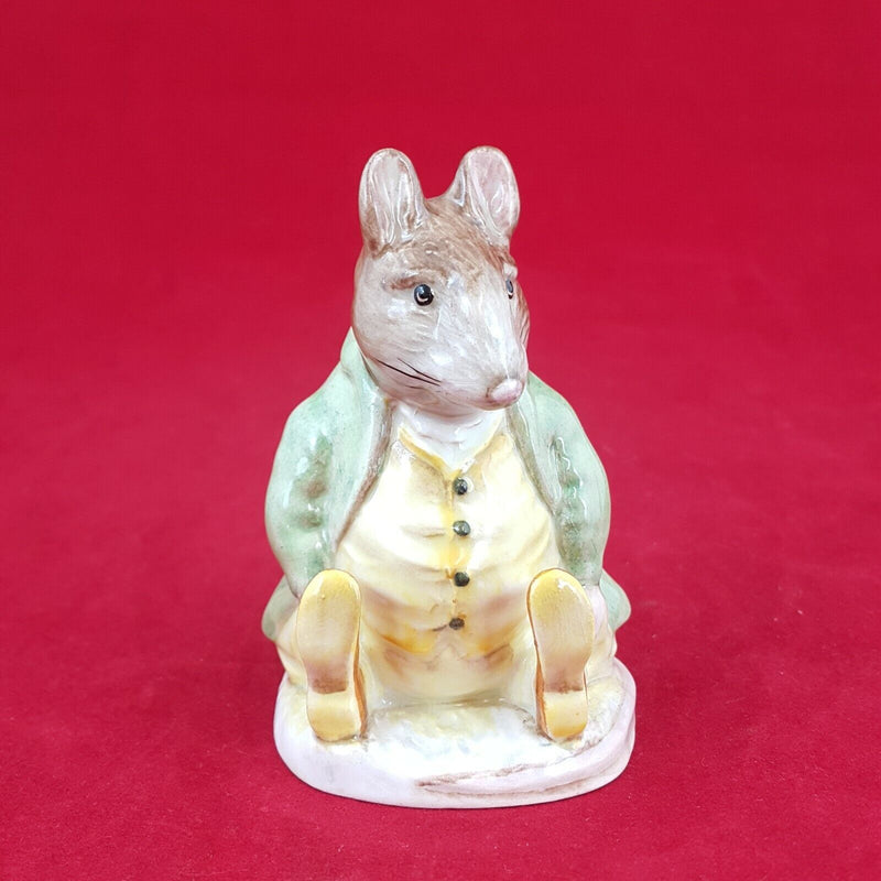 Beswick Beatrix Potter Figurine - Samuel Whiskers Purple Stamp - 6177 BSK