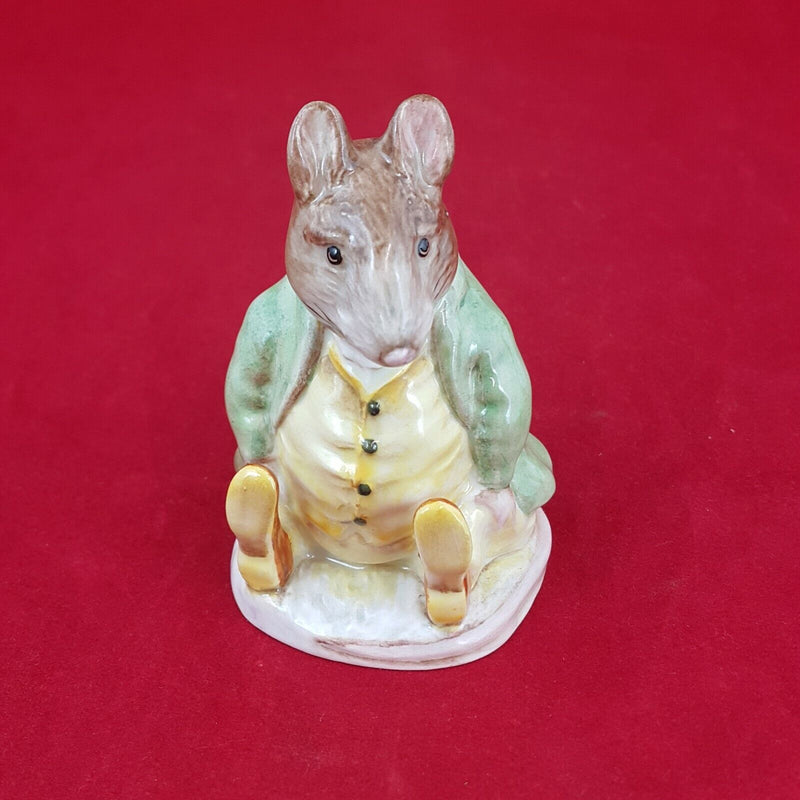 Beswick Beatrix Potter Figurine - Samuel Whiskers Purple Stamp - 6177 BSK