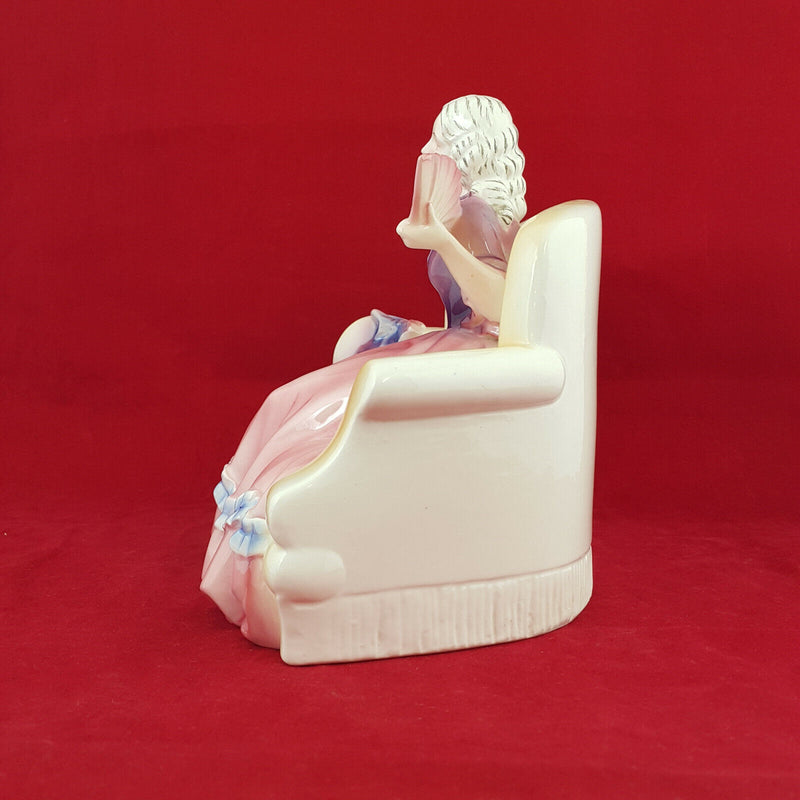 Katzhutte Porcelain Figure - Lady Sitting On A Couch 266 - NA 923