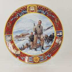 Royal Doulton PN122 Captain Scott Leaving Cape Evans Decorative Plate - RD 7688