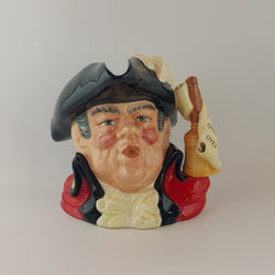 Royal Doulton Character Jug D6895 - Town Crier Scroll Handle - RD 7641