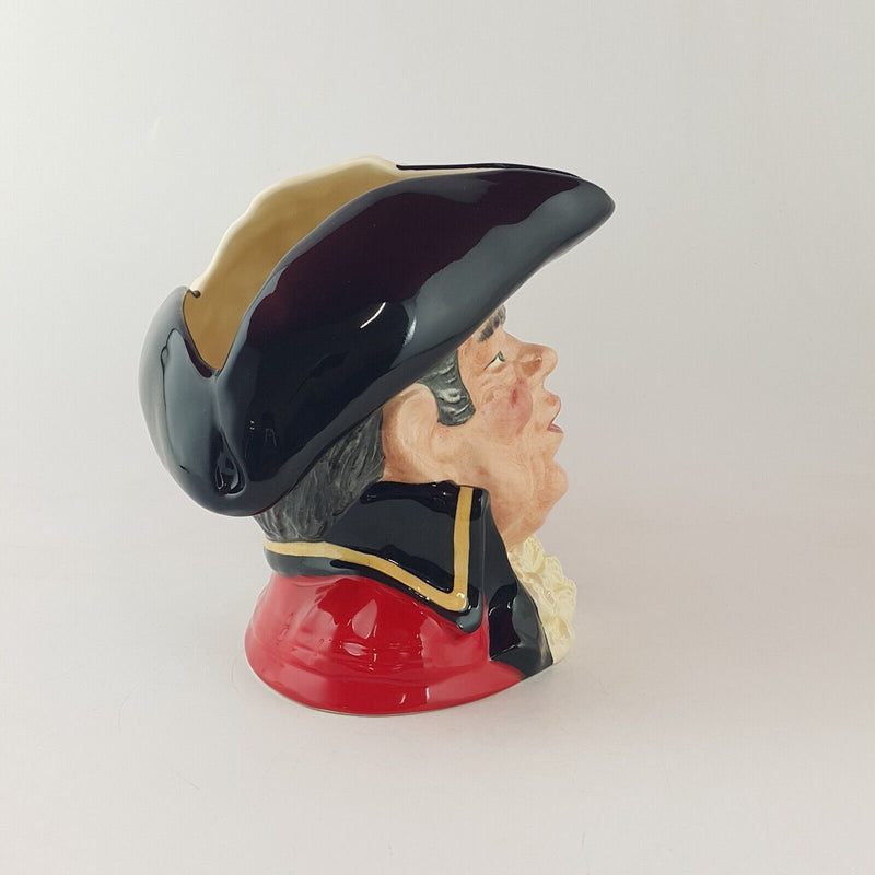 Royal Doulton Character Jug D6895 - Town Crier Scroll Handle - RD 7641