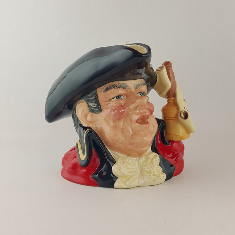 Royal Doulton Character Jug D6895 - Town Crier Scroll Handle - RD 7641