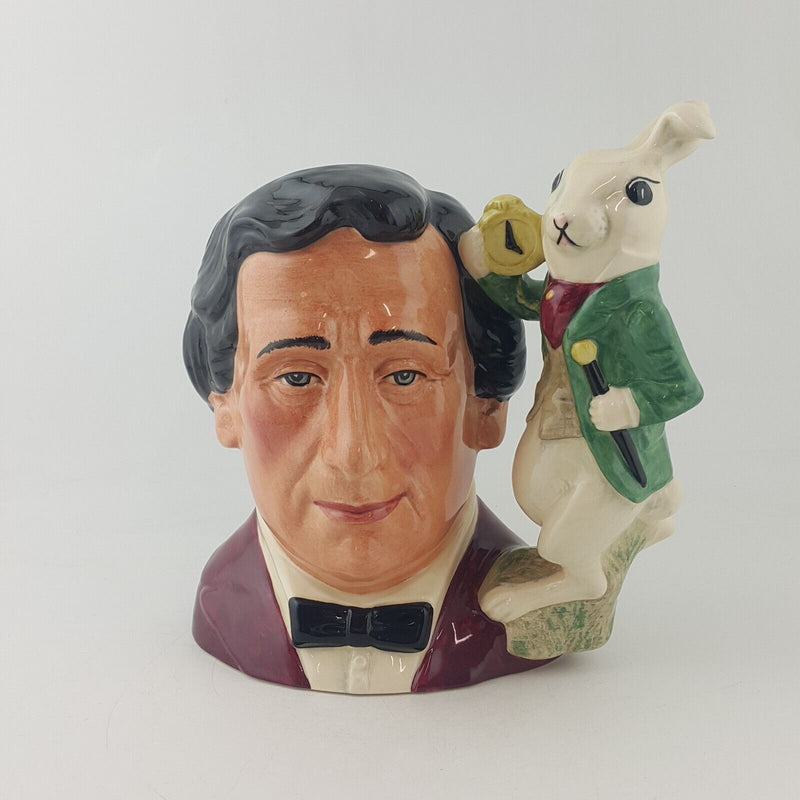 Royal Doulton Large Character Jug D7096 Lewis Carroll (hairline) -  RD 7656