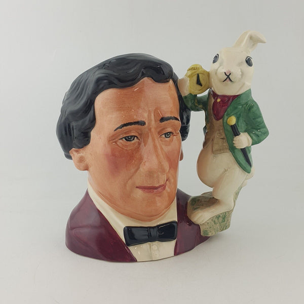 Royal Doulton Large Character Jug D7096 Lewis Carroll (hairline) -  RD 7656