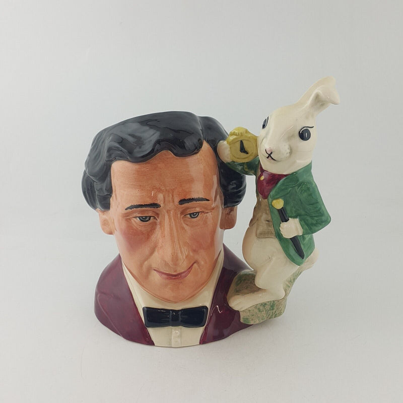 Royal Doulton Large Character Jug D7096 Lewis Carroll (hairline) -  RD 7656