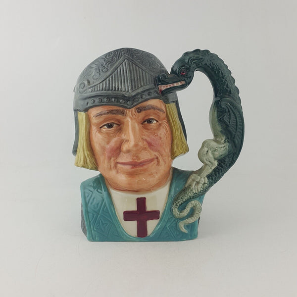 Royal Doulton Large Character Jug D6618 St George - RD 7652