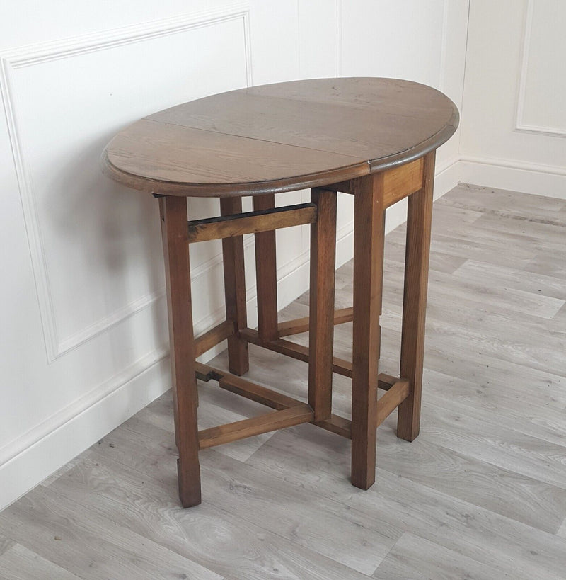 Vintage Wooden Gateleg Table - F347