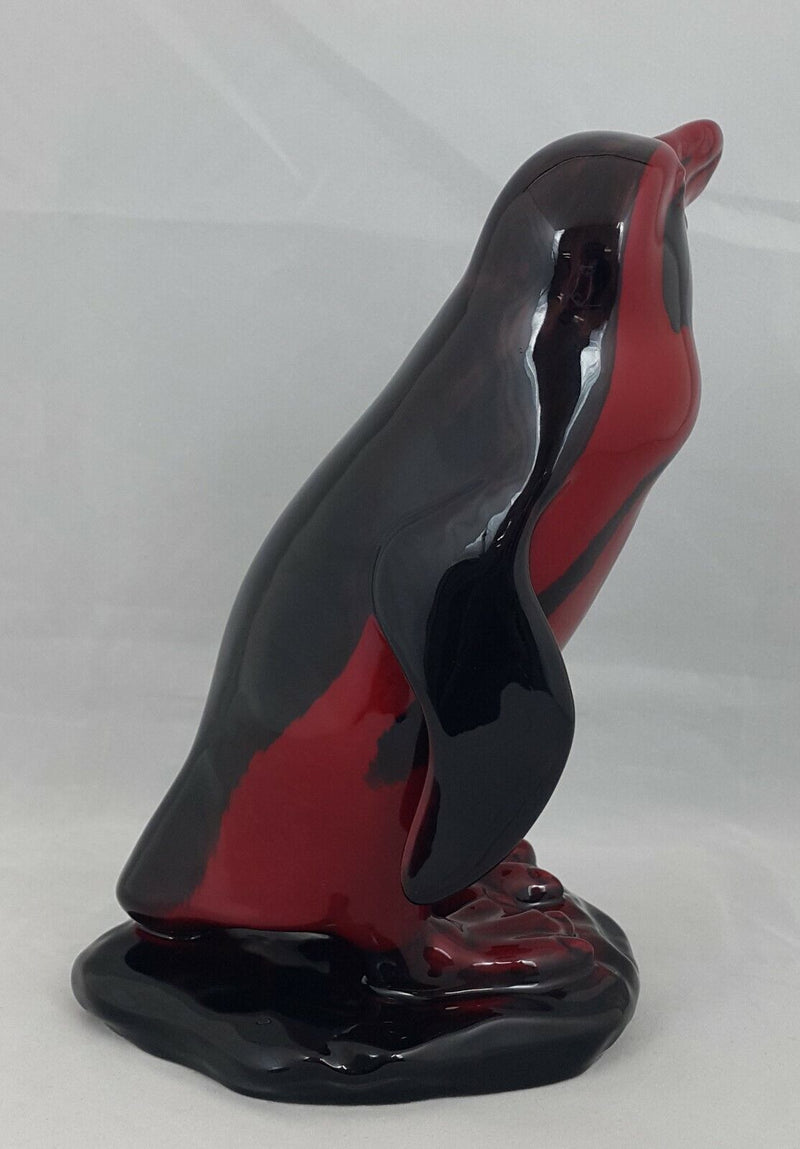 Royal Doulton Rouge Flambe Peruvian Penguin Head Raised Model No. 1287 - Scratch