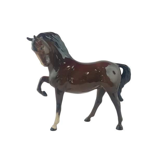 Royal Doulton Horses - Head Tucked Leg Up Stallion DA51 - RD 3634