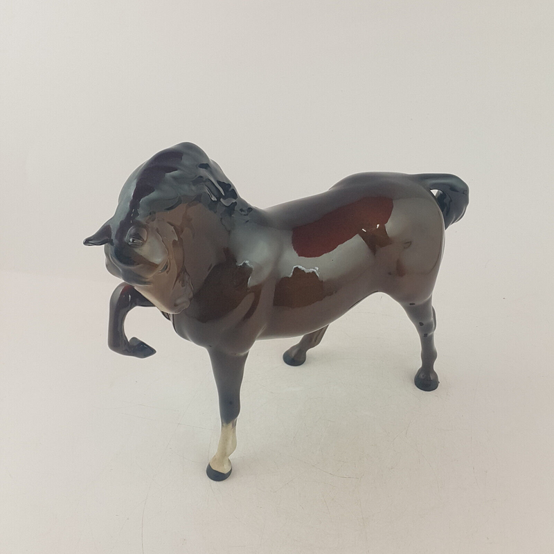 Royal Doulton Horses - Head Tucked Leg Up Stallion DA51 - RD 3634