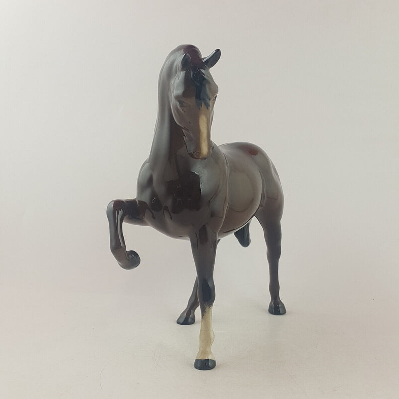 Royal Doulton Horses - Head Tucked Leg Up Stallion DA51 - RD 3634