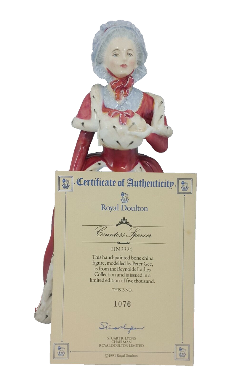 Royal Doulton Figurine Countess Spencer HN3320 Ltd Ed CoA Boxed