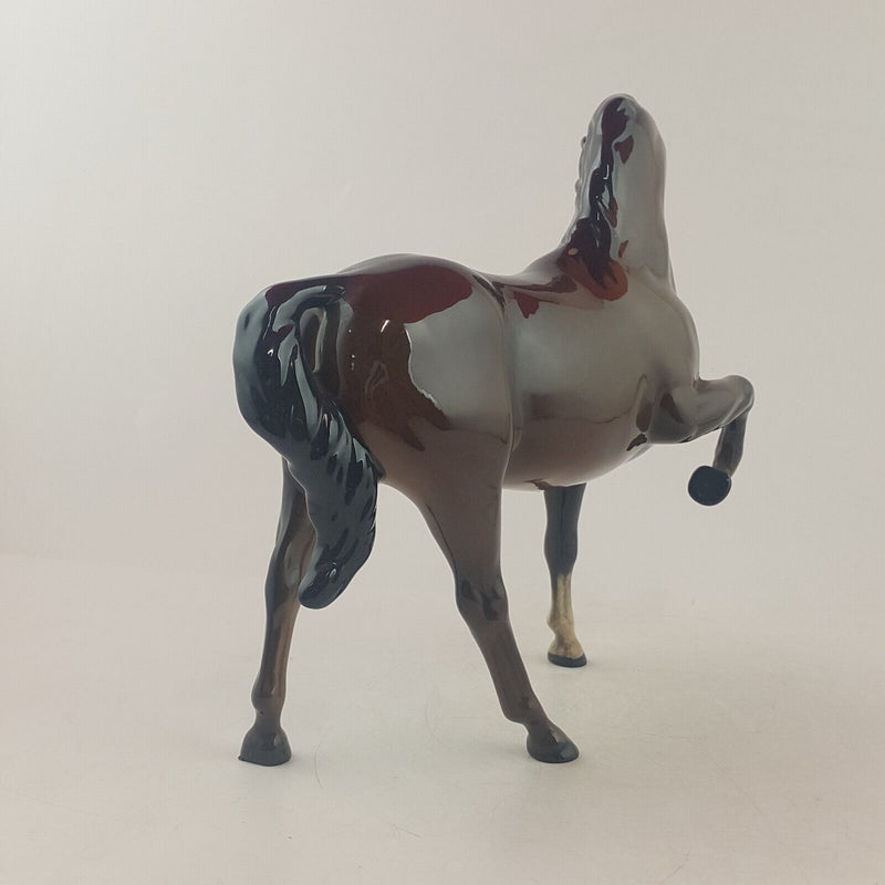 Royal Doulton Horses - Head Tucked Leg Up Stallion DA51 - RD 3634