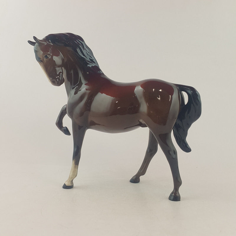 Royal Doulton Horses - Head Tucked Leg Up Stallion DA51 - RD 3634