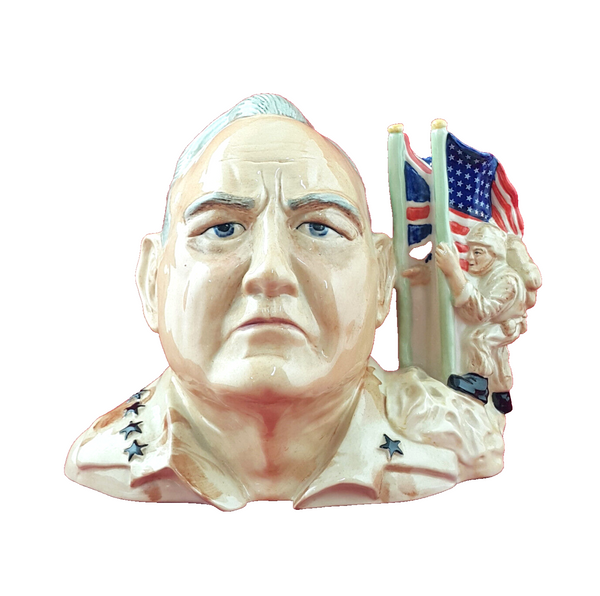 Kevin Francis Character Jug Large - General Norman Schwarzkopf - OP 3408