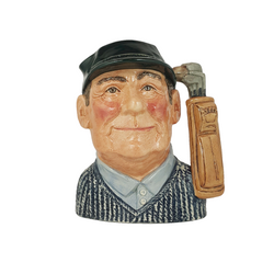 Royal Doulton Character Jug Large - Golfer D6784 (Special Colourway) - 457 RD