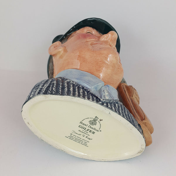 Royal Doulton Character Jug Large - Golfer D6784 (Special Colourway) - 457 RD