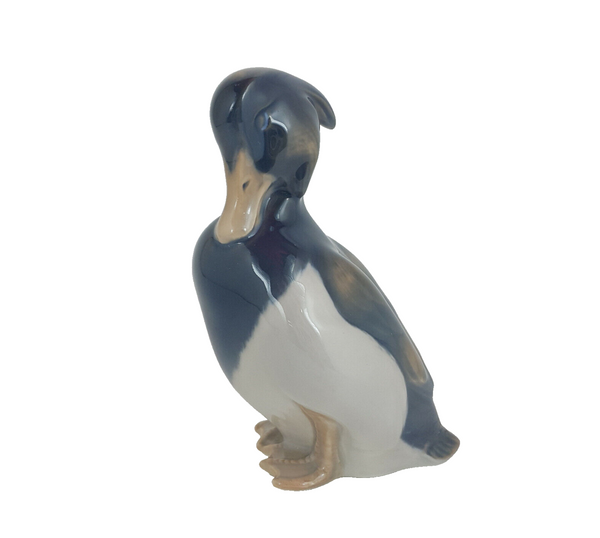 Royal Copenhagen - Tufted Duck Standing Tall with Head Down 1941 - 381 RCH