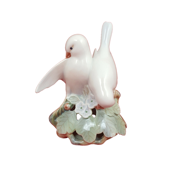 Royal Copenhagen Porcelain - Two Doves Figurine Model Number 056 - 0131 RCH