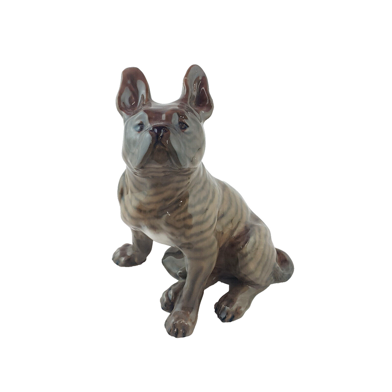 Royal Copenhagen - French Bulldog 956 (restored)  - RCH 2322