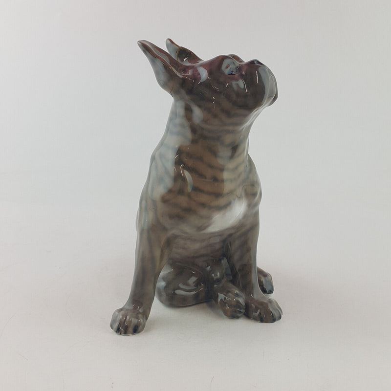 Royal Copenhagen - French Bulldog 956 (restored)  - RCH 2322