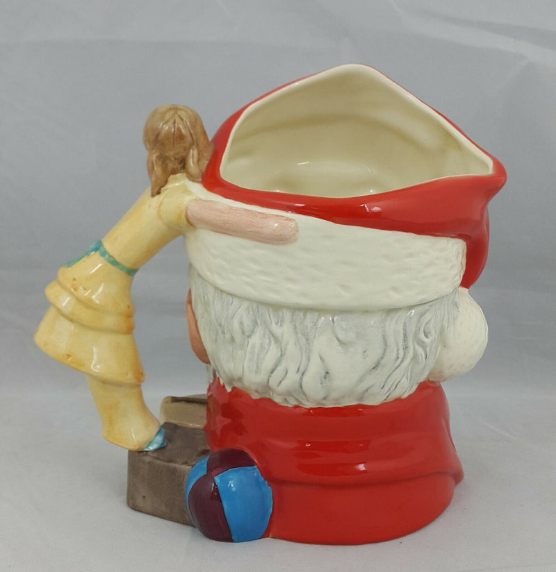 Royal Doulton Character Jug Santa Claus D6668 with Doll & Drum Large