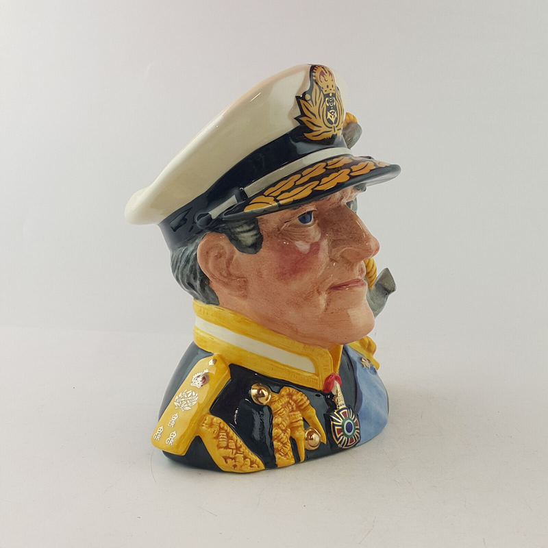 Royal Doulton Character Jug Large - Earl Mountbatten Of Burma D6944 – RD 3412