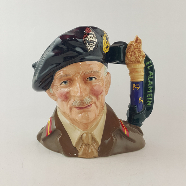 Royal Doulton Character Jug Large - Field Marshall Montgomery D6908 (with CoA)