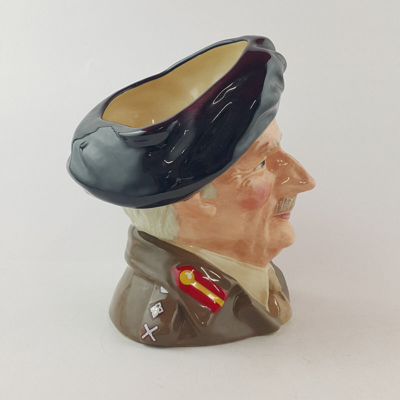 Royal Doulton Character Jug Large - Field Marshall Montgomery D6908 (with CoA)