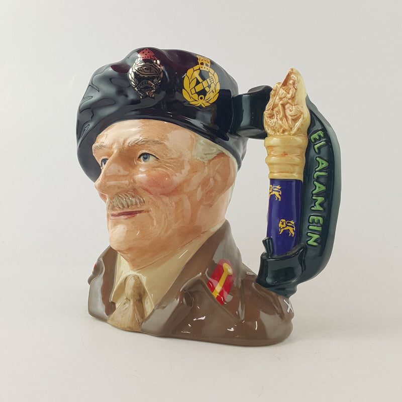 Royal Doulton Character Jug Large - Field Marshall Montgomery D6908 (with CoA)