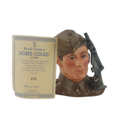 Royal Doulton Small Character Jug D6886 - Home Guard with CoA - 6774 RD