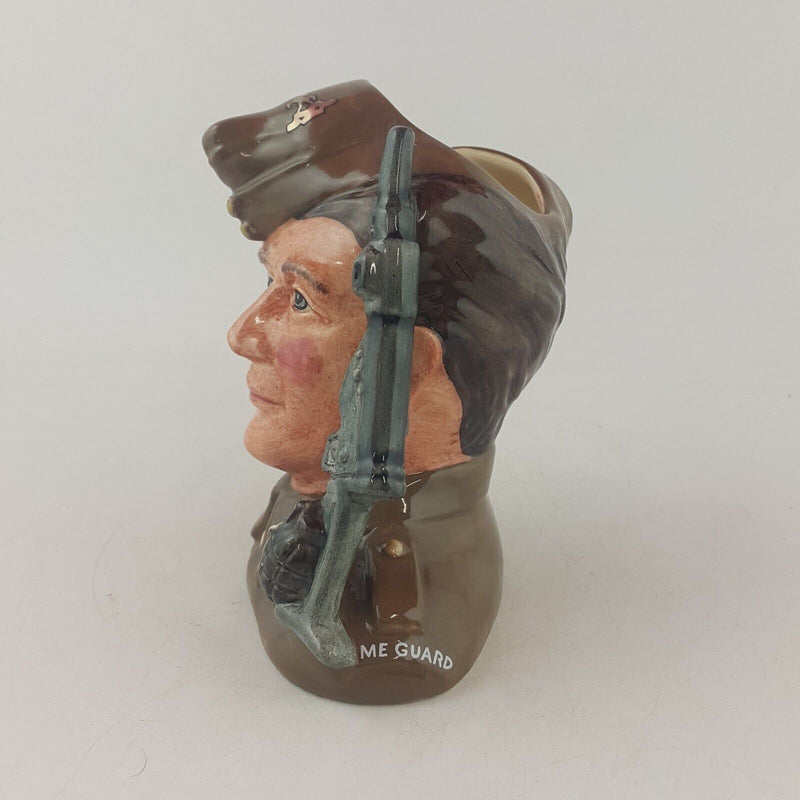 Royal Doulton Small Character Jug D6886 - Home Guard with CoA - 6774 RD