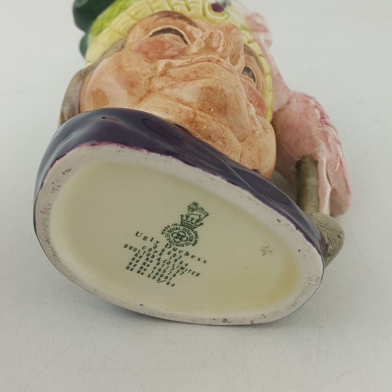 Royal Doulton Small Character Jug D6603 Ugly Duchess - 7665 RD