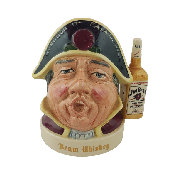 Royal Doulton Character Liquor Flasks Town Crier Toby Jug - 8612 RD