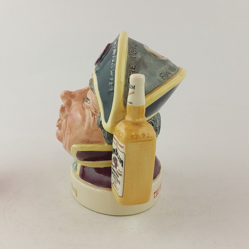 Royal Doulton Character Liquor Flasks Town Crier Toby Jug - 8612 RD