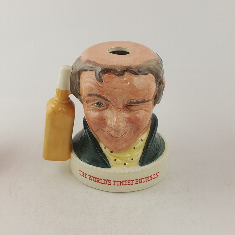 Royal Doulton Character Double Sided Liquor Flasks Mr Pickwick & Sam Weller - 86