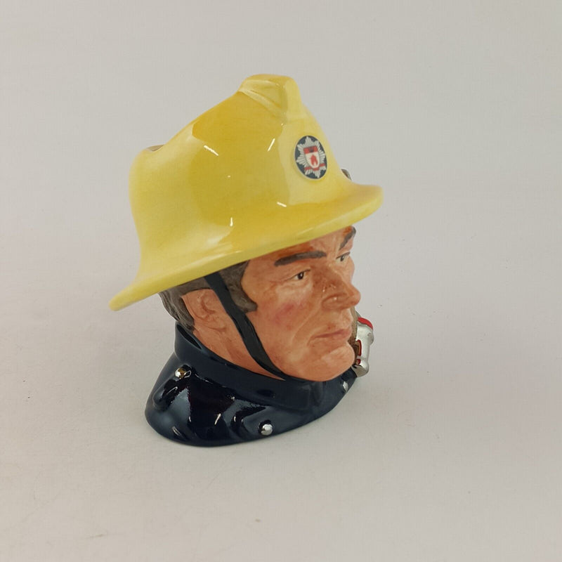 Royal Doulton Small Character Jug D6839 - The Fireman - RD 6682